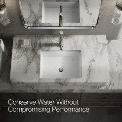 Tall single-handle bathroom sink faucet, 1.2 gpm