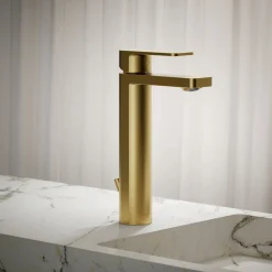 Tall single-handle bathroom sink faucet, 1.0 gpm