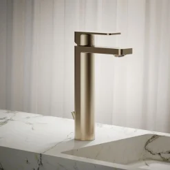 Tall single-handle bathroom sink faucet, 1.0 gpm