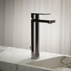 Tall single-handle bathroom sink faucet, 1.0 gpm