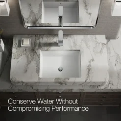 Tall single-handle bathroom sink faucet, 1.0 gpm