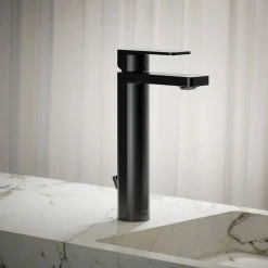 Tall single-handle bathroom sink faucet, 1.0 gpm