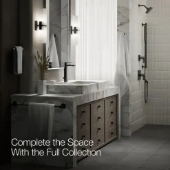 Tall single-handle bathroom sink faucet, 1.2 gpm