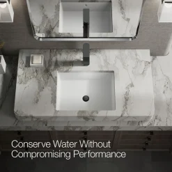 Tall single-handle bathroom sink faucet, 1.2 gpm