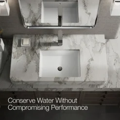 Tall single-handle bathroom sink faucet, 1.2 gpm
