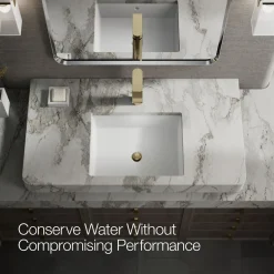 Tall single-handle bathroom sink faucet, 1.2 gpm