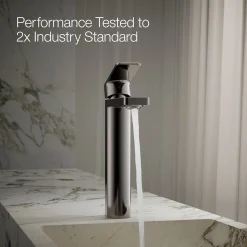 Tall single-handle bathroom sink faucet, 1.2 gpm