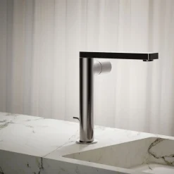 Tall single-handle bathroom sink faucet with Cylindrical handle, 1.2 gpm