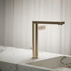 Tall single-handle bathroom sink faucet with Cylindrical handle, 1.2 gpm