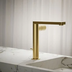 Tall single-handle bathroom sink faucet with Cylindrical handle, 1.2 gpm