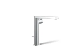 Tall single-handle bathroom sink faucet with Lever handle, 1.2 gpm