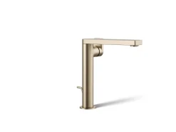 Tall single-handle bathroom sink faucet with Lever handle, 1.2 gpm