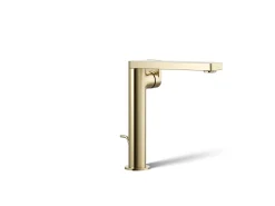 Tall single-handle bathroom sink faucet with Lever handle, 1.2 gpm