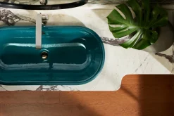Tall single-handle bathroom sink faucet with Lever handle, 1.2 gpm