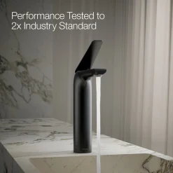 Tall single-handle bathroom sink faucet, 1.2 gpm
