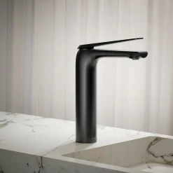 Tall single-handle bathroom sink faucet, 1.2 gpm