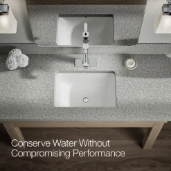 Tall single-handle bathroom sink faucet, 1.2 gpm