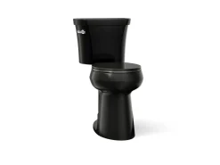 Tall two-piece round-front toilet, 1.28 gpf