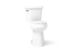 Tall two-piece round-front toilet, 1.6 gpf