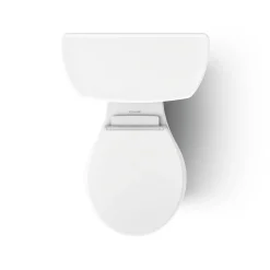 Tall two-piece round-front toilet, 1.6 gpf