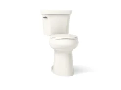 Tall two-piece round-front toilet, 1.6 gpf