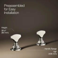 T-handle bathroom sink faucet handles