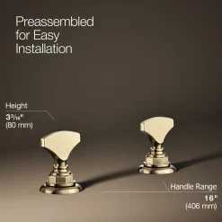 T-handle bathroom sink faucet handles