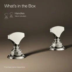 T-handle bathroom sink faucet handles