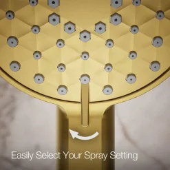 Three-function handshower, 1.75 gpm