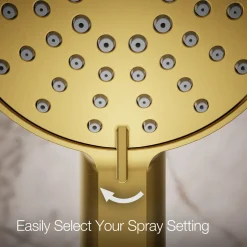 Three-function handshower, 1.75 gpm