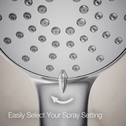 Three-function handshower, 1.75 gpm