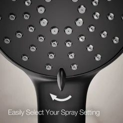 Three-function handshower, 1.75 gpm