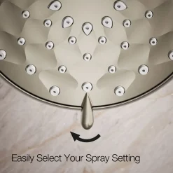 Three-function showerhead, 1.75 gpm
