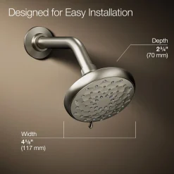 Three-function showerhead, 1.75 gpm
