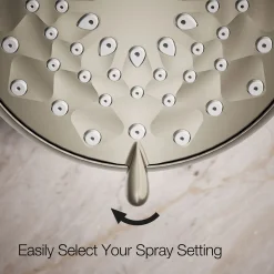 Three-function showerhead, 1.75 gpm