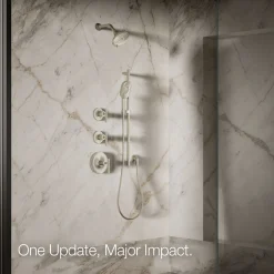 Three-function showerhead, 2.5 gpm
