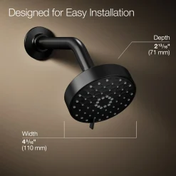 Three-function showerhead, 1.75 gpm