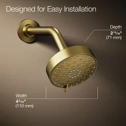 Three-function showerhead, 1.75 gpm