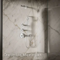Three-function showerhead, 1.75 gpm