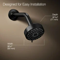 Three-function showerhead, 1.75 gpm