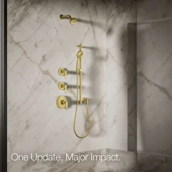 Three-function showerhead, 1.75 gpm