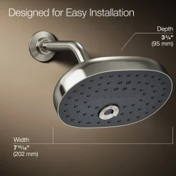 Three-function showerhead, 2.5 gpm