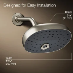 Three-function showerhead, 2.5 gpm
