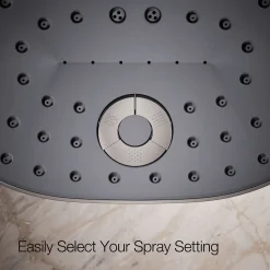 Three-function showerhead, 2.5 gpm