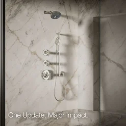 Three-function showerhead, 2.5 gpm