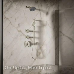 Three-function showerhead, 2.5 gpm