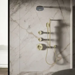 Three-function showerhead, 2.5 gpm