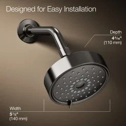 Three-function showerhead, 1.75 gpm