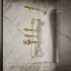 Three-function showerhead, 1.75 gpm