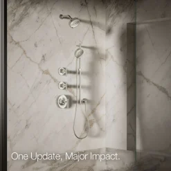 Three-function showerhead, 1.75 gpm